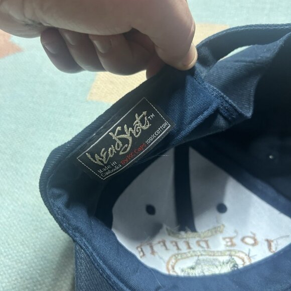 Vintage Strapback hat cap Joe Diffie country music pickup man truck blue - Picture 6 of 8